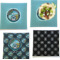 Design Your Own Glass Square Lunch / Dinner Plate 9.5" - Set of 4