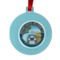 Design Your Own Metal Circle Ornament - Double-Sided