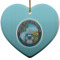Design Your Own Heart Ceramic Ornament