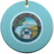 Design Your Own Round Ceramic Ornament