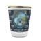 Design Your Own Glass Shot Glass - 1.5 oz - with Gold Rim - Single