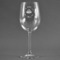 Design Your Own Wine Glass - Laser Engraved