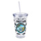 Design Your Own 16 oz Double Wall Acrylic Tumbler with Lid & Straw - Full Print