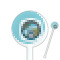 Design Your Own 5.5" Round Plastic Stir Sticks - White - Single-Sided