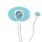 Design Your Own 7" Oval Plastic Stir Sticks - Clear