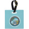 Design Your Own Plastic Luggage Tag - Square