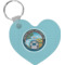 Design Your Own Heart Plastic Keychain